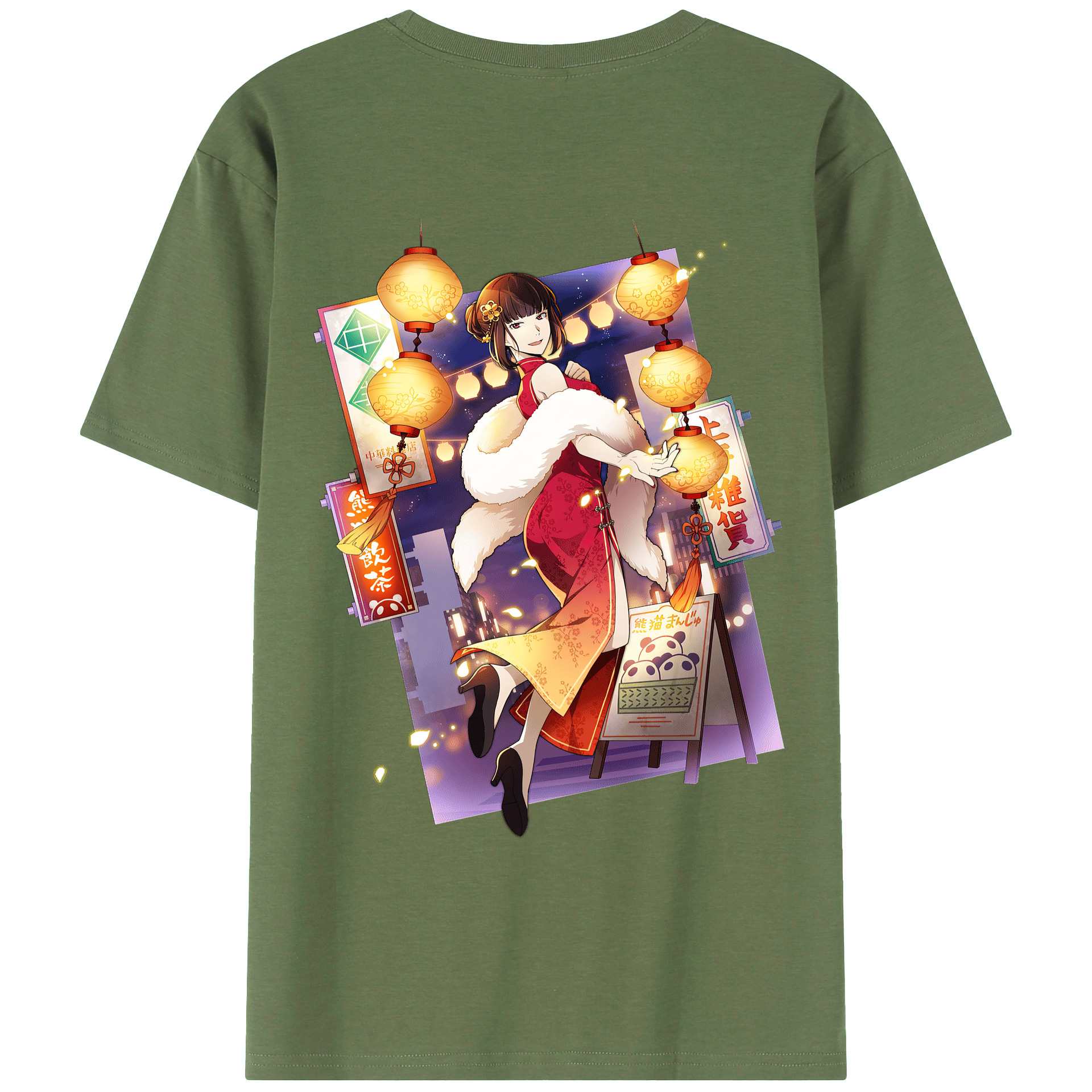 （画像用） 文豪ストレイドッグス Bungo Stray Dogs 綿100％ メンズ半袖Tシャツ（バックプリント） 通気性